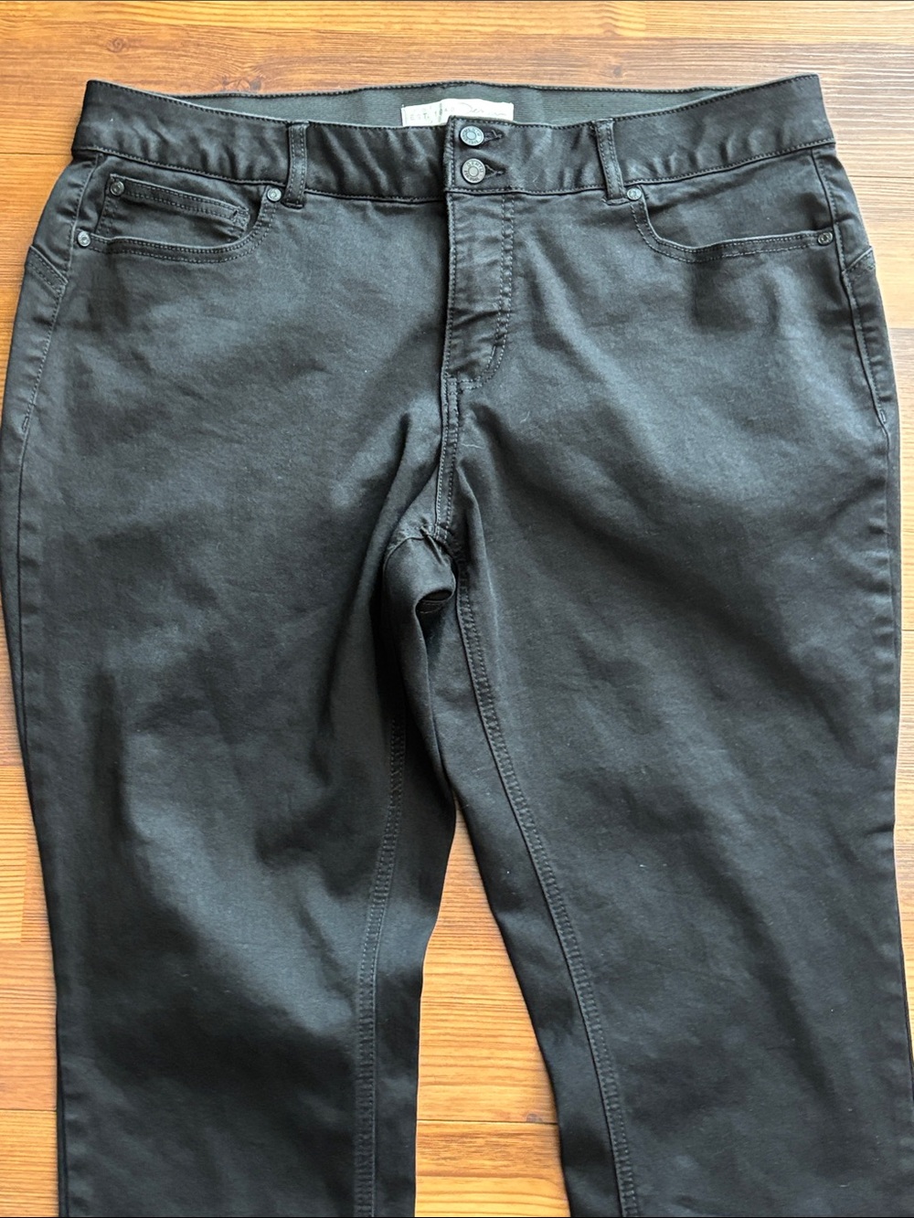 C est 1946 Black Stretch Skinny Jeans - Picture 6 of 14